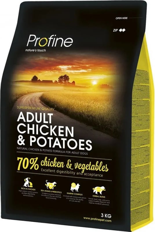 Profine Adult Chicken and potatoes pour chiens adultes
