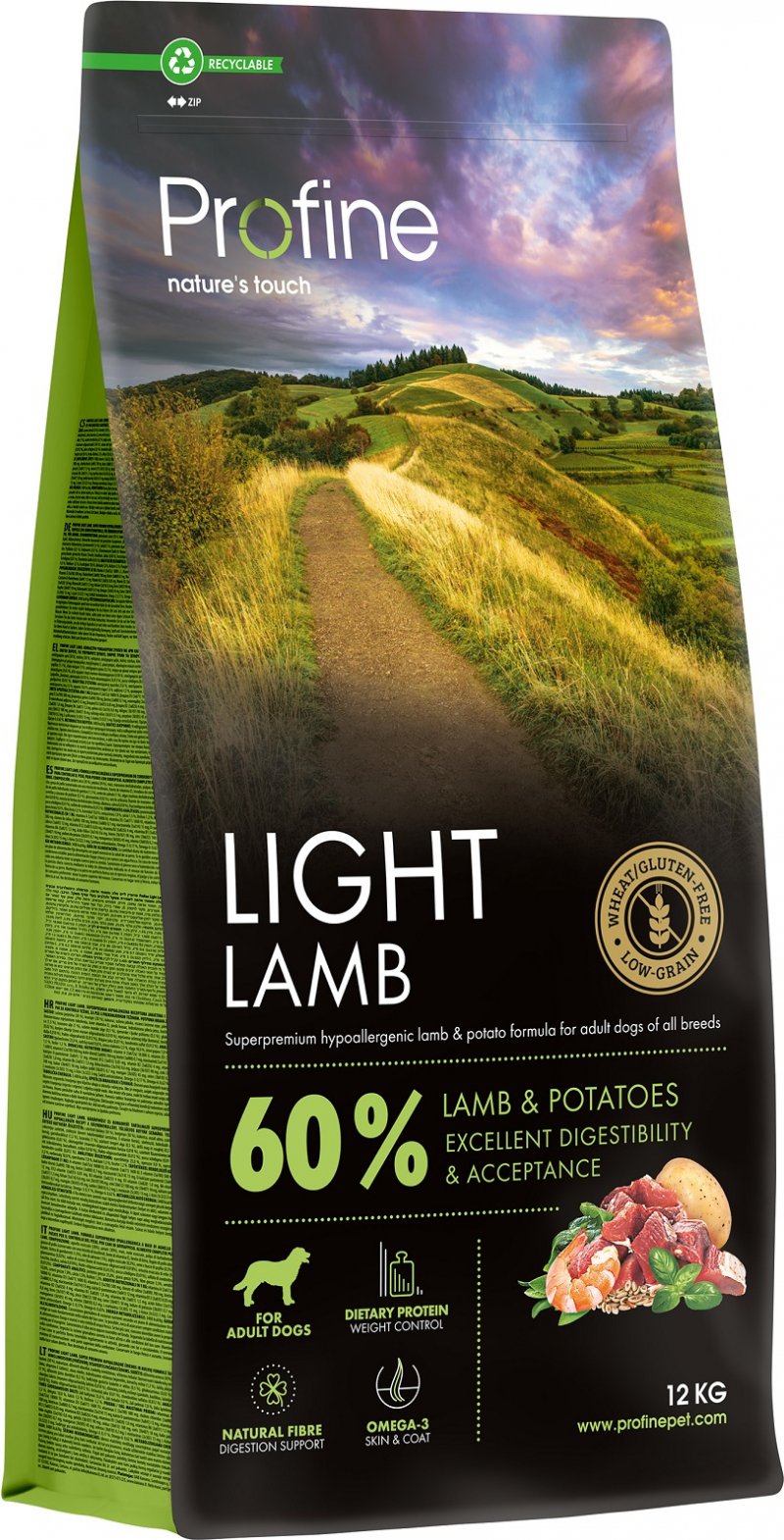 Profine Light Lamb and Potatoes pour le contrôle du poids