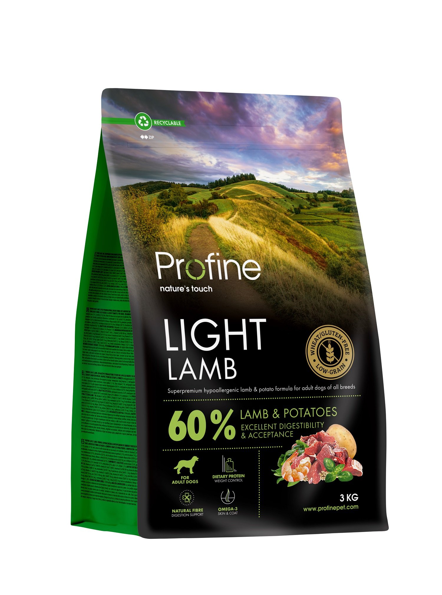 Profine Light Lamb and Potatoes pour le contrôle du poids