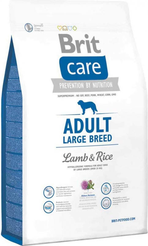 Brit Care Adult Large Breed Lamm & Reis für empfindliche Hunde