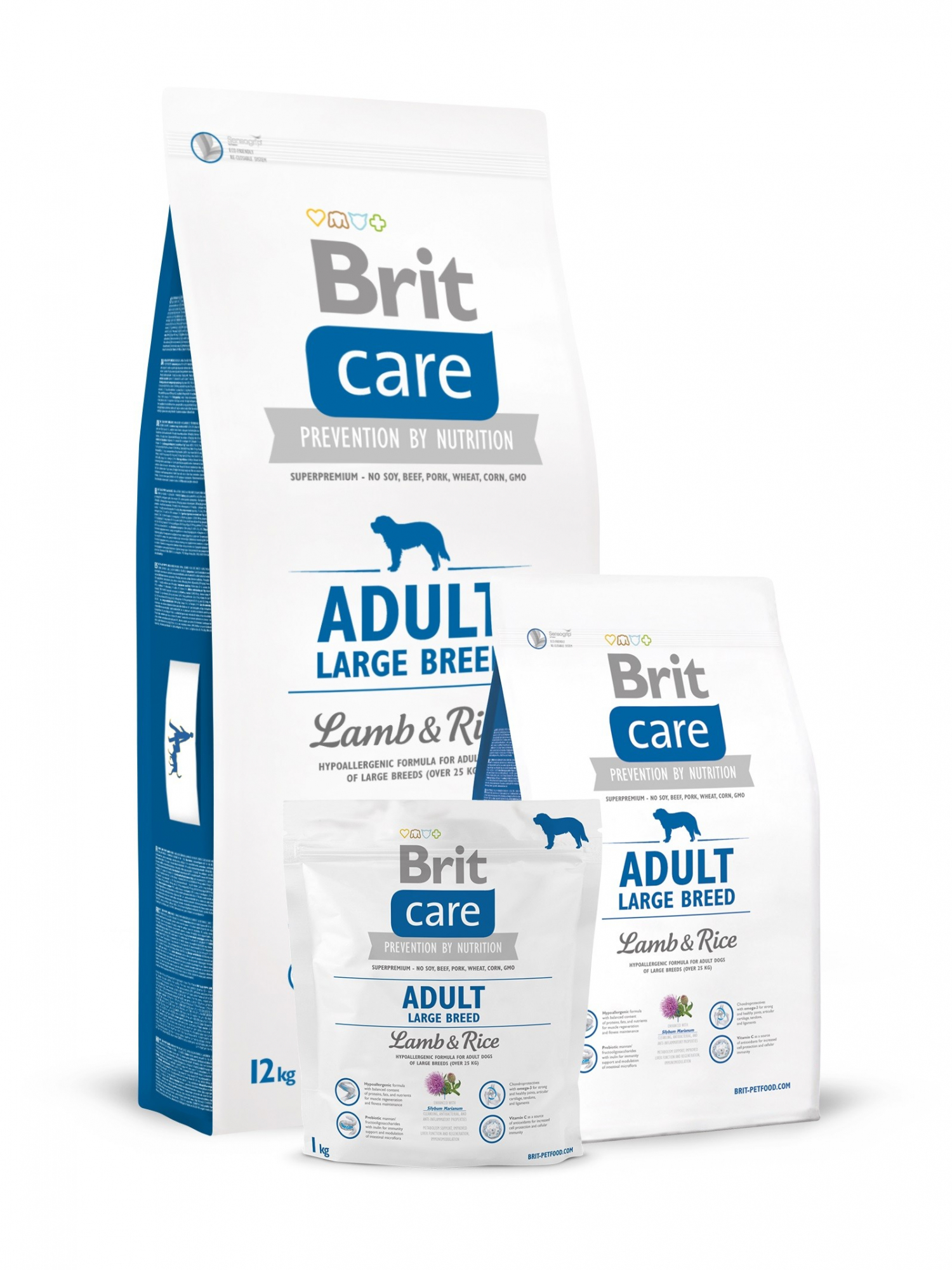 Brit Care Adult Large Breed Agneau & Riz pour Chien Sensible