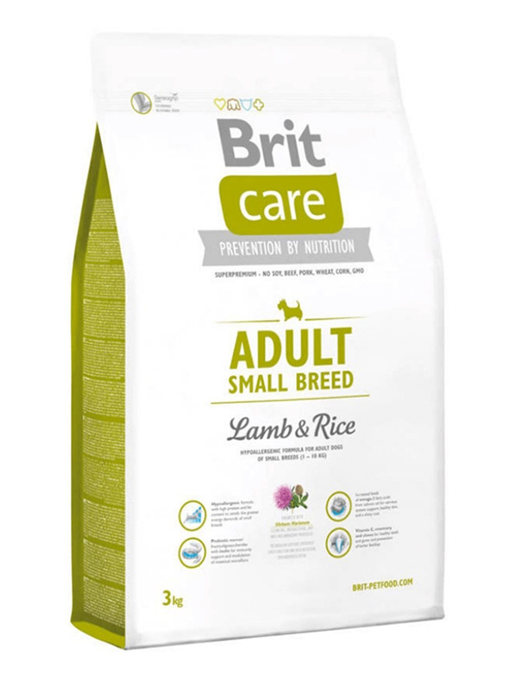 Brit Care Adult Small Breed Borrego & Arroz para cão sensível