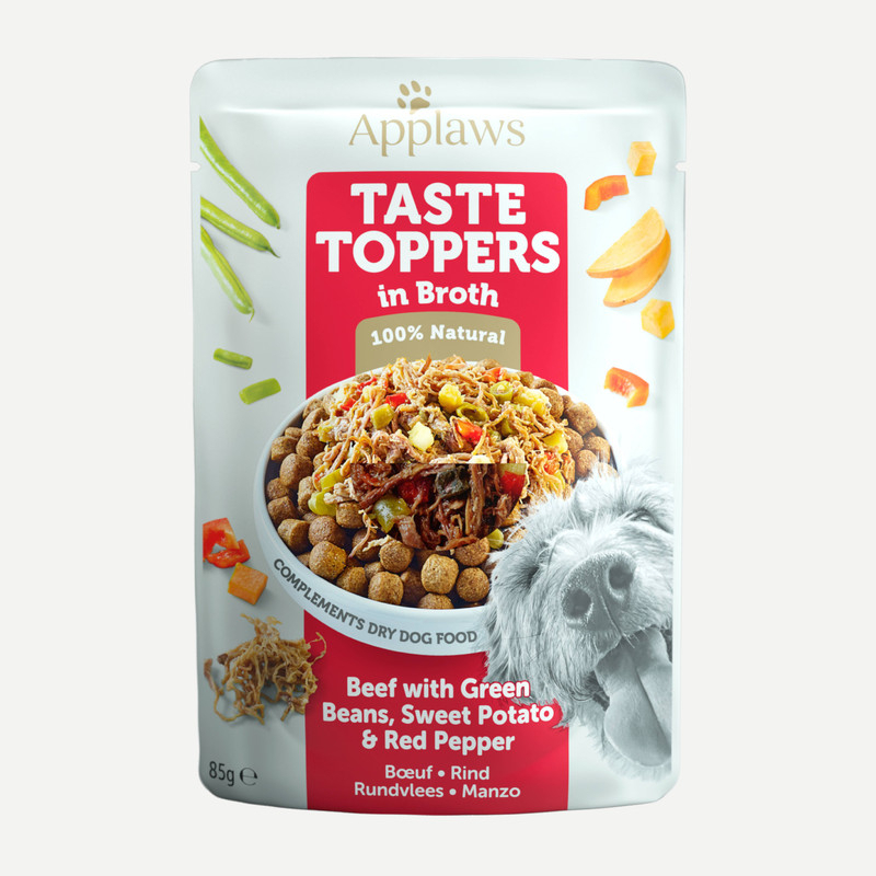 Applaws Taste Toppers - Decoración natural para comida para perros, paquete  de 12, ingredientes limitados, sin granos, decoración de comida para