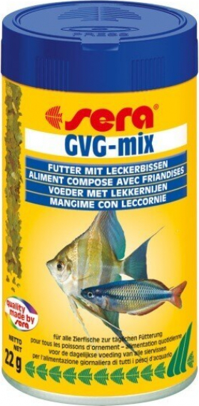 Flocons GVG-MIX pour poissons d'eau douce avec friandises