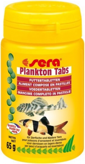 Pastilles Plankton Tabs pour poissons et invertébrés au plancton