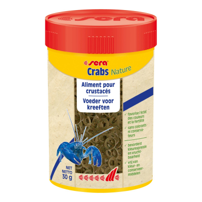 Sera Crabs Natural aliments pour crustacés et bernard-l'hermite
