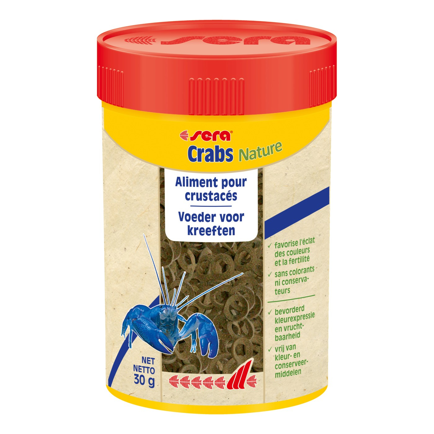 Crabs Natural Alimento natural para crustáceos e caranguejos eremitas