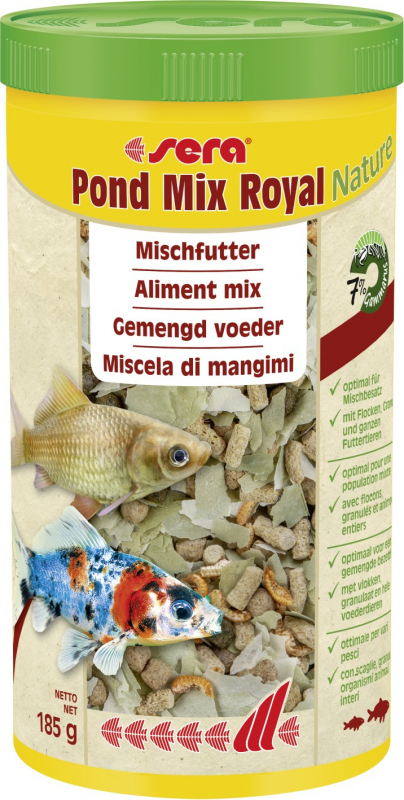 Sera Pond Mix Royal Nature mezcla completa para peces de estanque