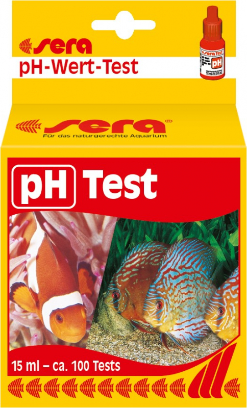 Sera pH-Test für Süß- und Salzwasser