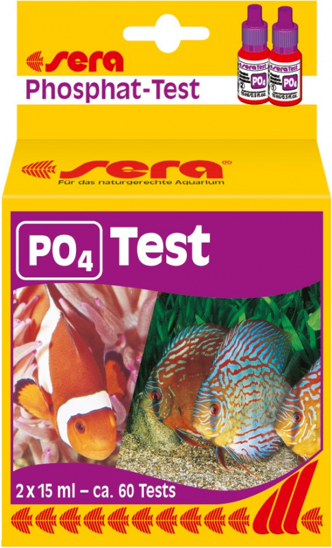 Sera Phosphate PO4-Test für Süß- und Salzwasser