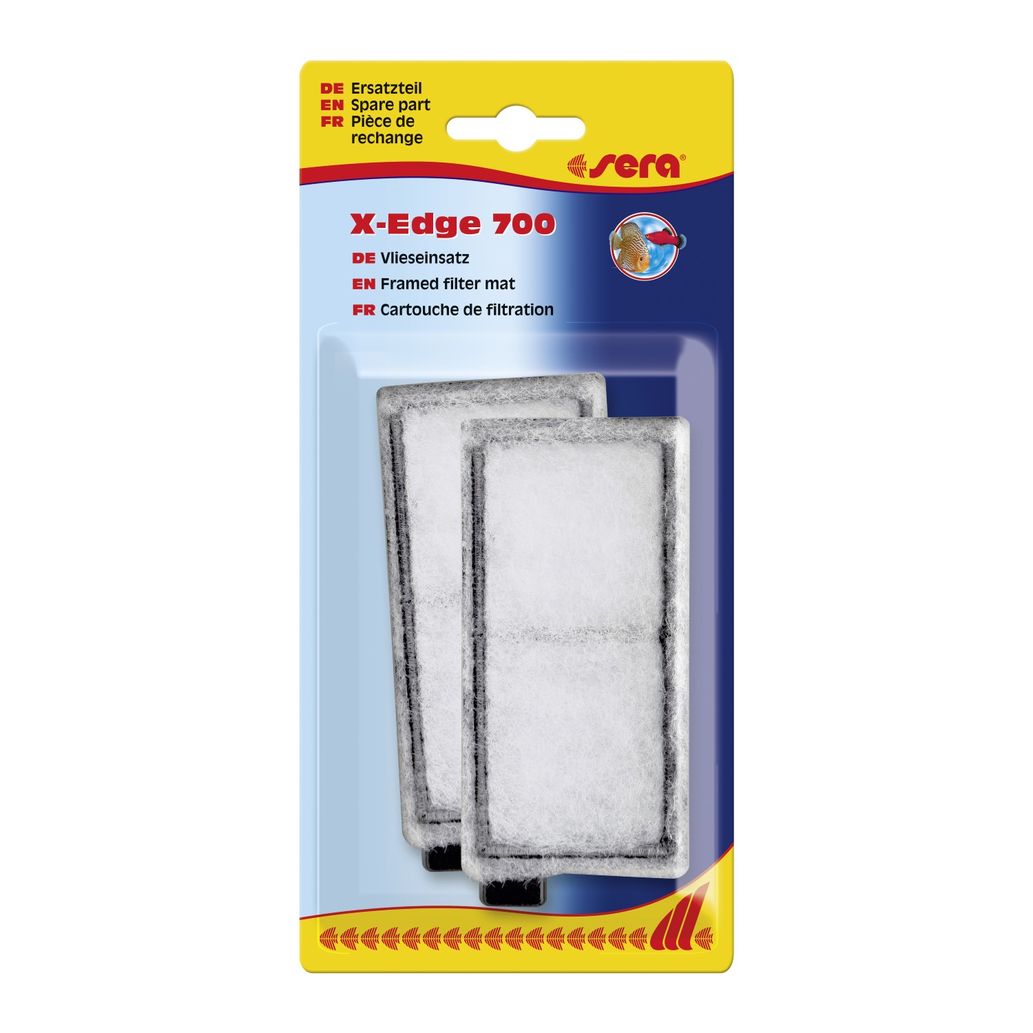 Cartucho de filtración con esponja blanca para filtro Sera X-Edge
