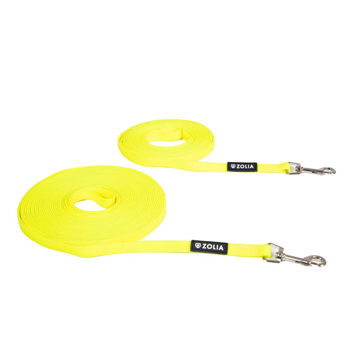 Fluoreszierende gelbe Schleppleine Hunde – 5 und 10 Meter