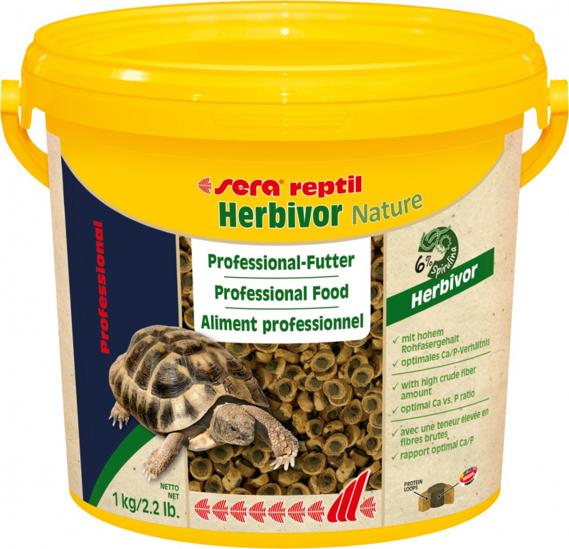 Sera Reptil Nature Herbivor Professional Aliment pour reptiles herbivores