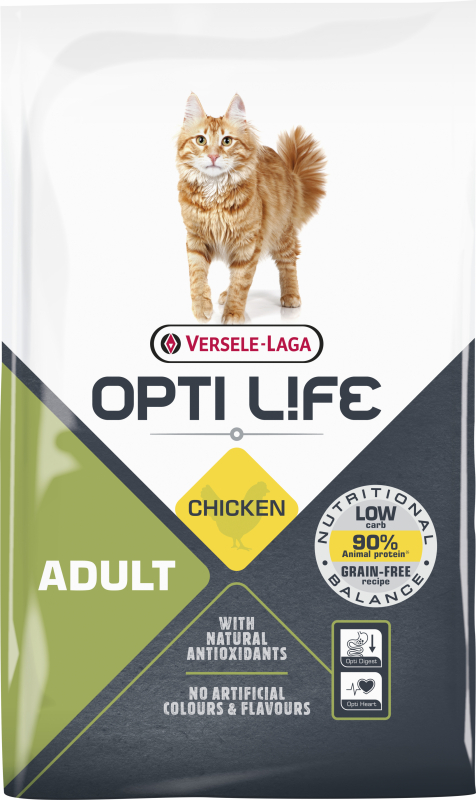 Opti Life Cat Adult de Pollo para gatos