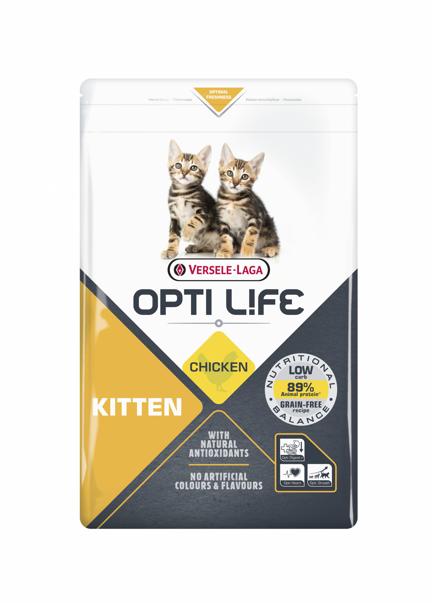 Opti Life Cat Kitten met kip voor kittens