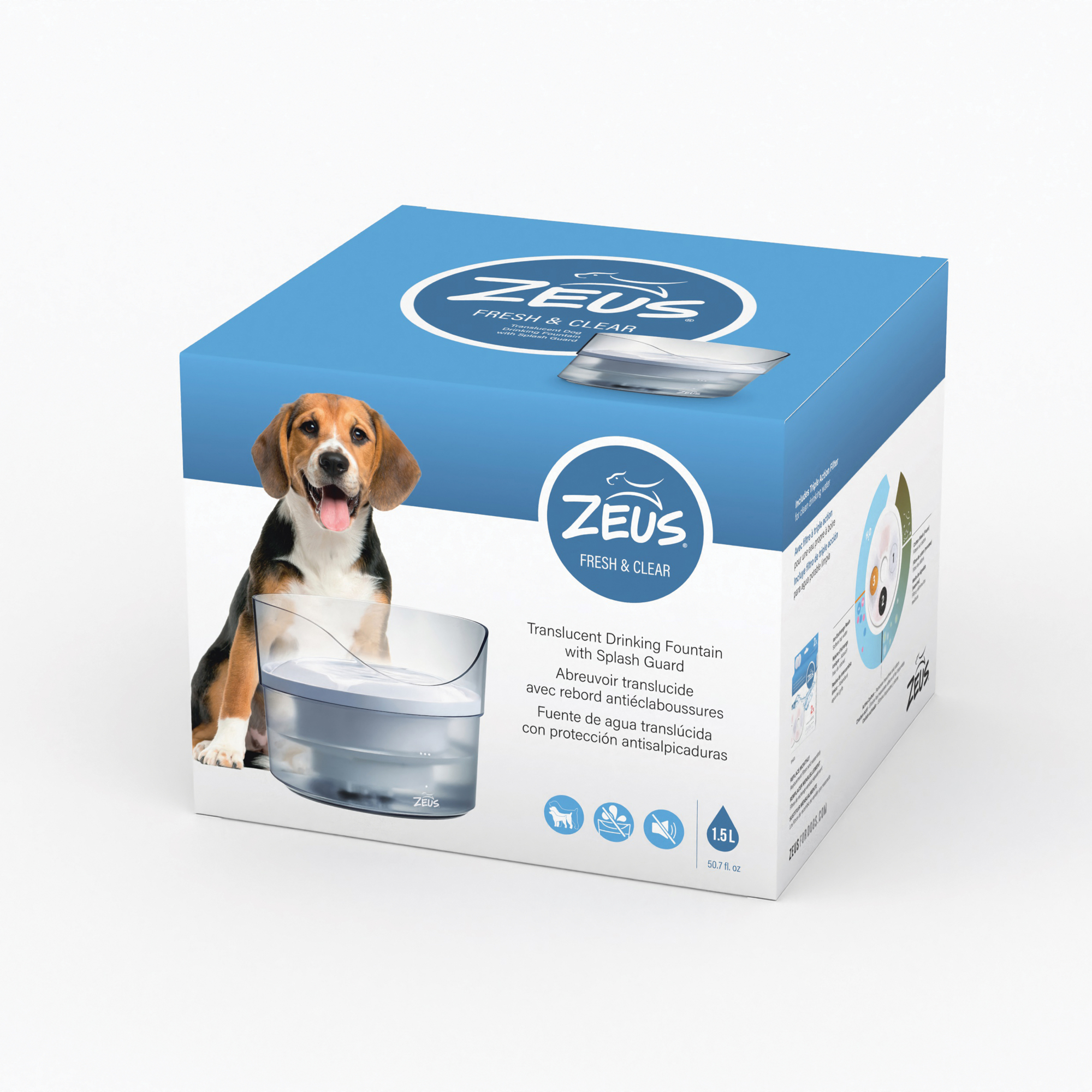 Zeus fontaine Fresh & Clear protection - 1,5L
