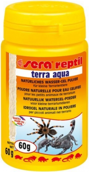 Sera Reptil Terra Aqua poudre naturelle pour eau gélifiée pour insectes