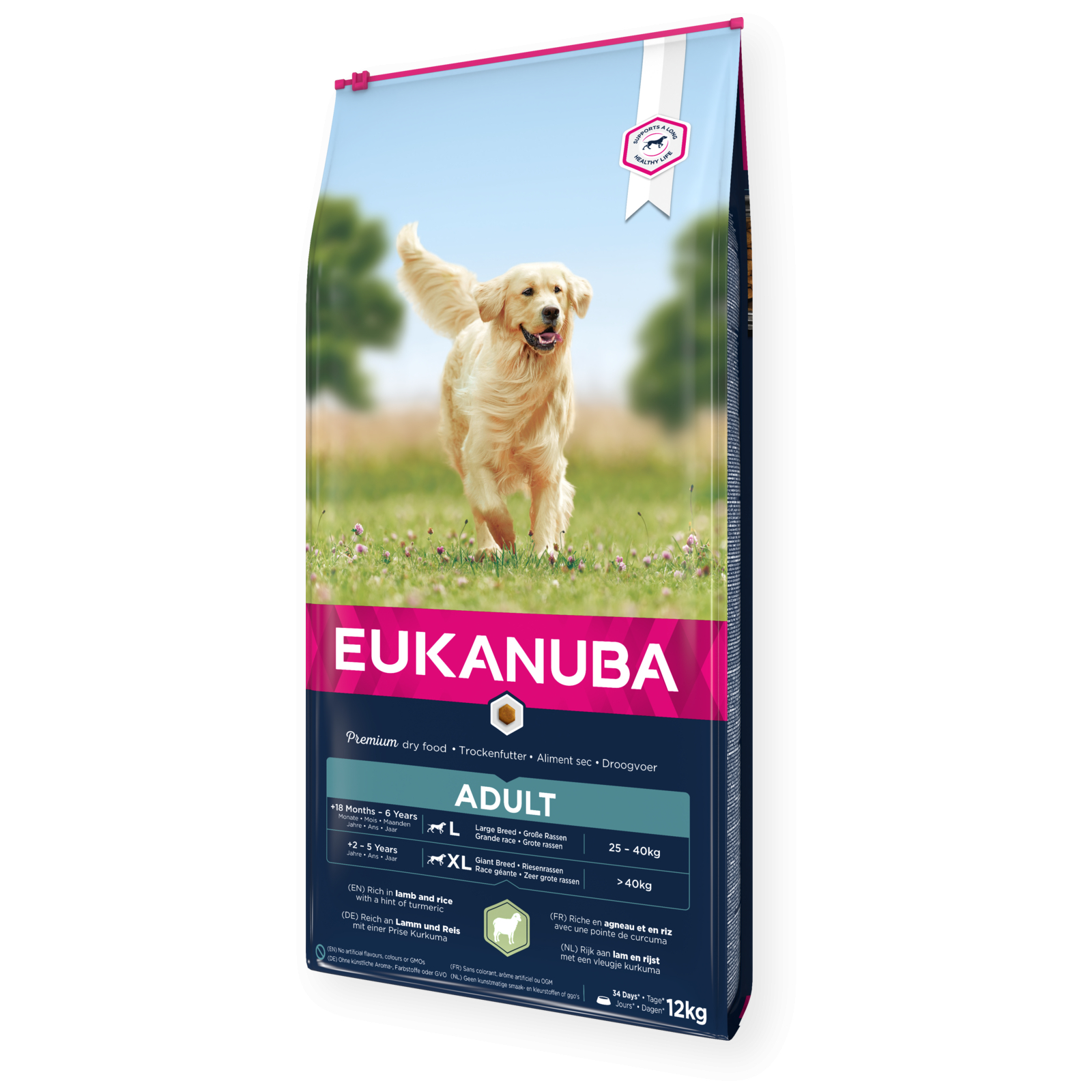 Eukanuba Adult Large Breed cordero y arroz para perro de raza grande