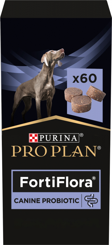 Purina Veterinary Diets Canine Probiotique Fortiflora 30 GR : :  Animalerie