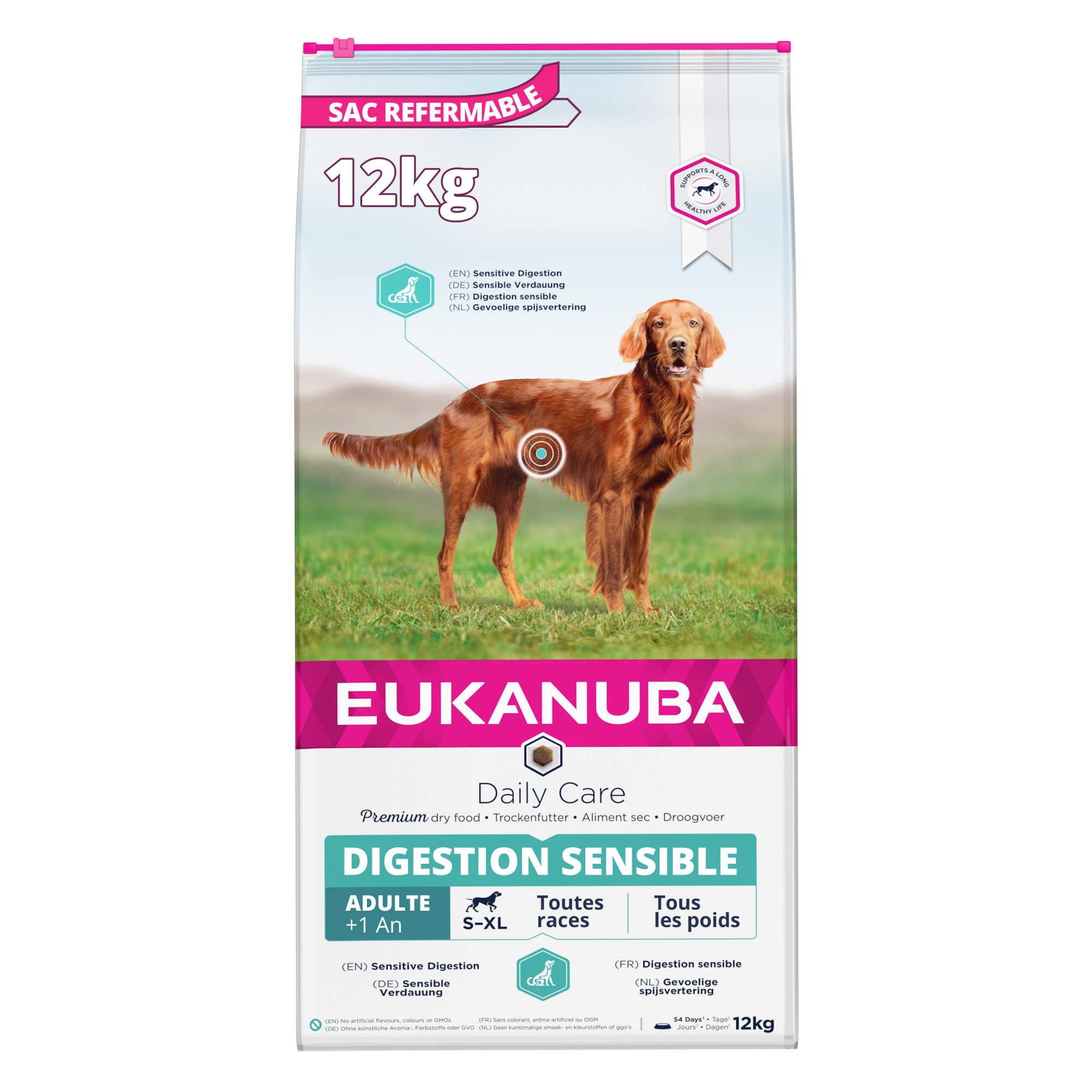 Eukanuba Daily Care Sensitive Digestion para Cão Adulto Sensível