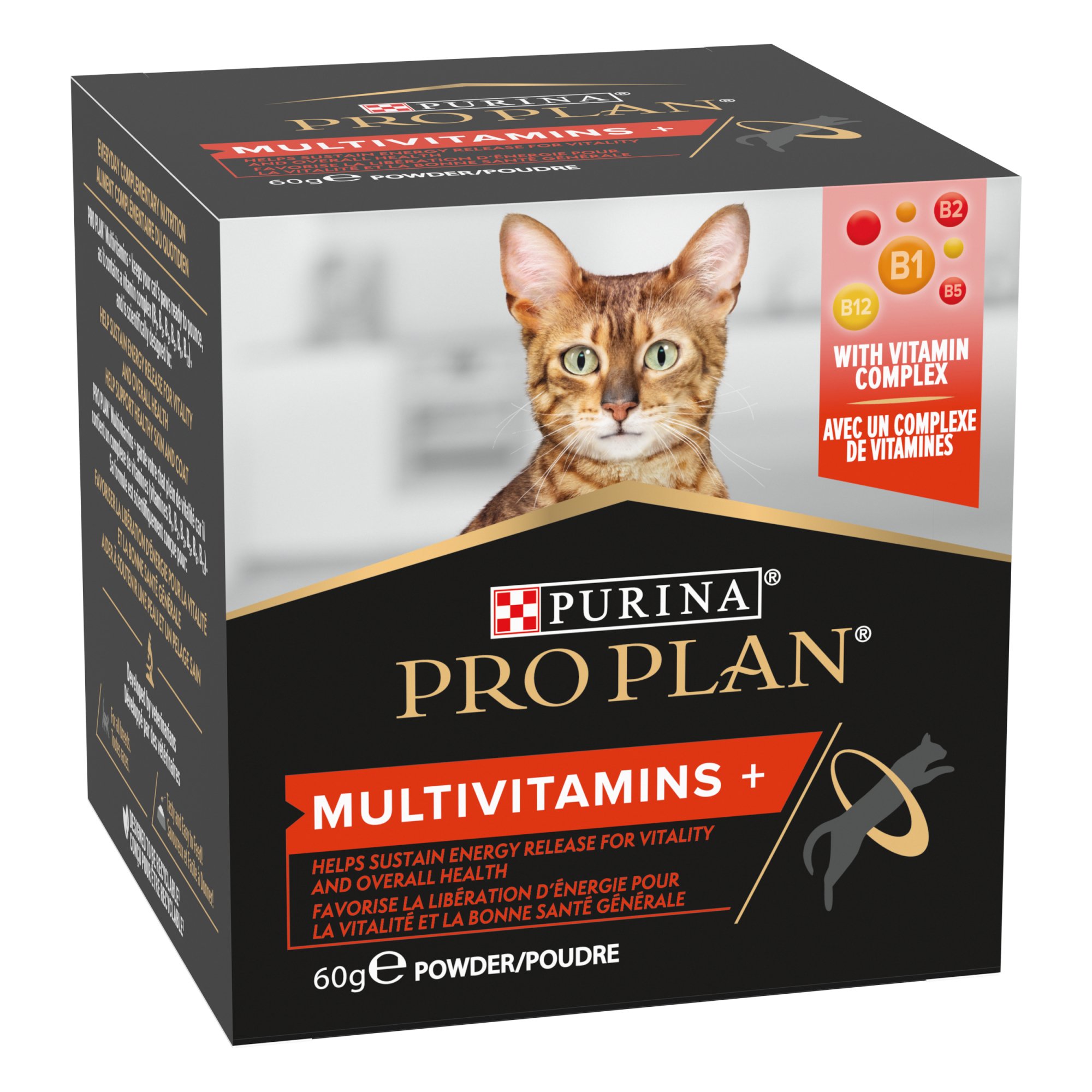 Purina Pro Plan Multivitamins+ aliment complémentaire en poudre pour chat