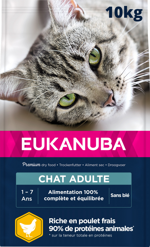 Eukanuba Top Condition 1+ au Poulet pour Chat Adulte