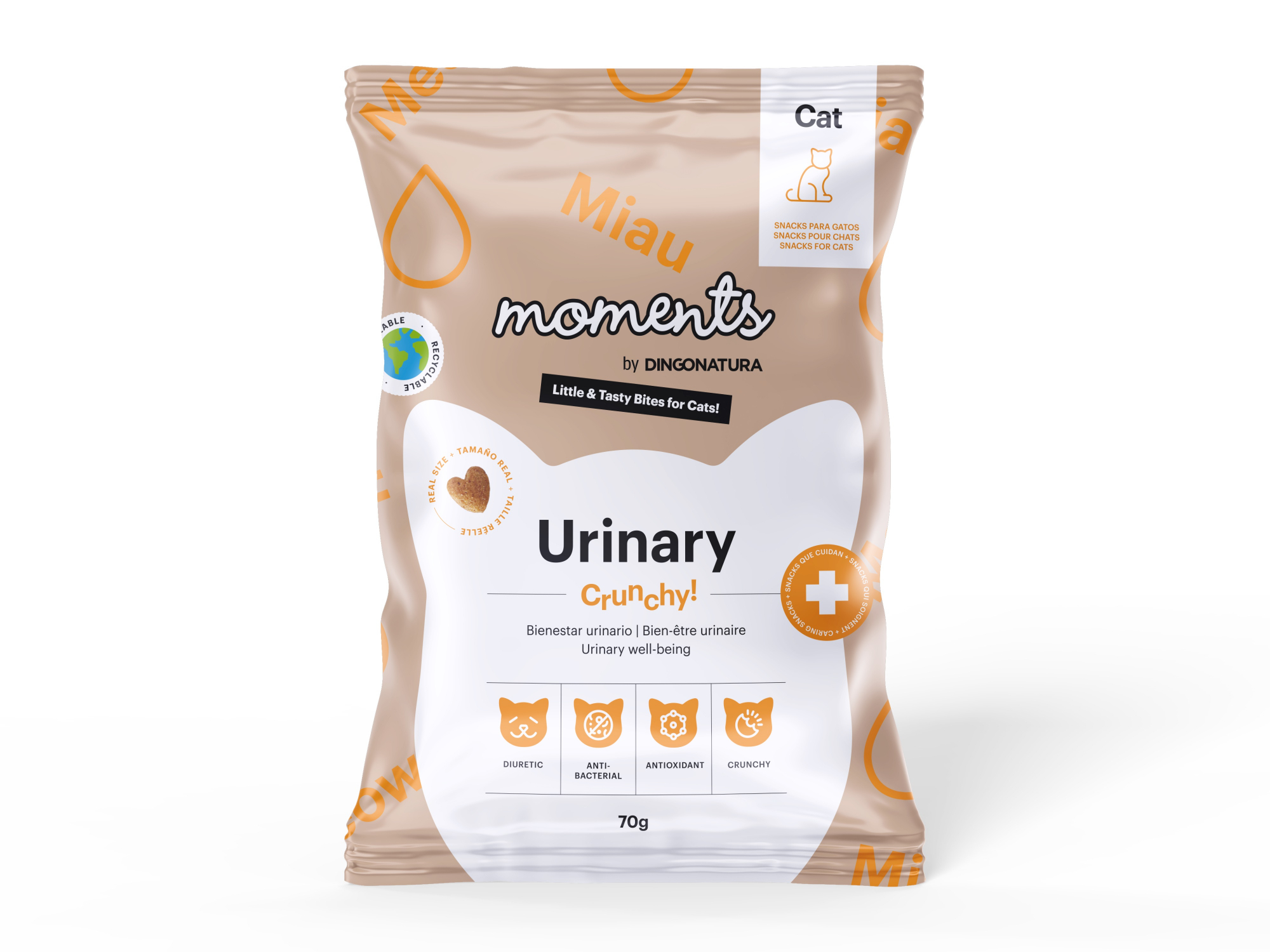 MOMENTS Urinary Crunchy! para gatos