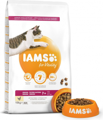 IAMS Multi-Cat Poulet & Saumon pour Chat Adulte et Senior