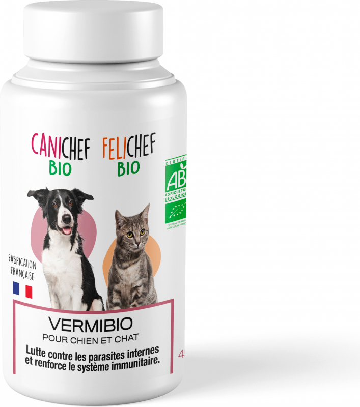 CANICHEF FELICHEF BIO Aliment complémentaire Vermibio pour chien et chat