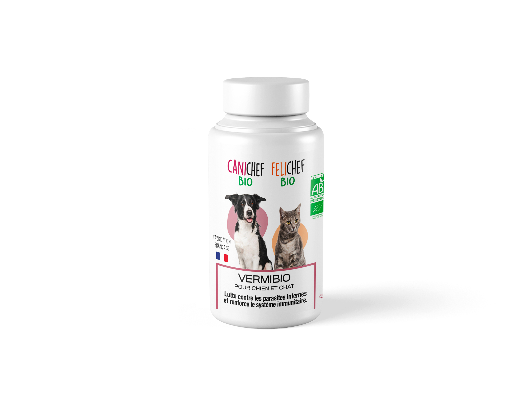 CANICHEF FELICHEF BIO Vermibio Ergänzungsfuttermittel für Hunde und Katzen