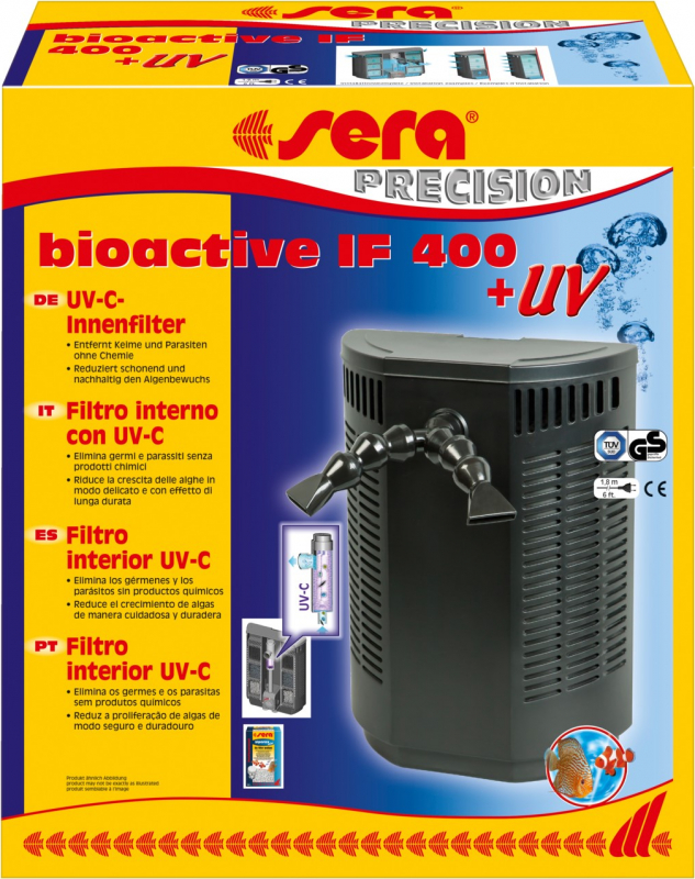 Sera Bioaktiver Innenfilter 400+ UV