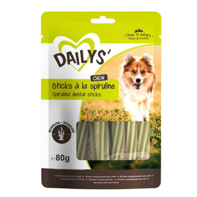 Dailys sticks à la spiruline pour chien