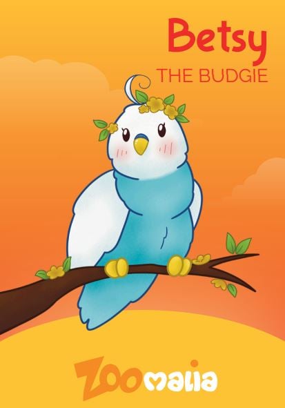 Imán Betsy the Budgie - Zoomalia