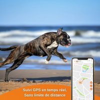 Traceur GPS pour chien Weenect XS (White/Black Edition 2023)