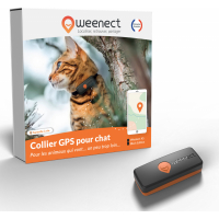 Traceur GPS pour chat Weenect XS (White/Black Edition 2023)