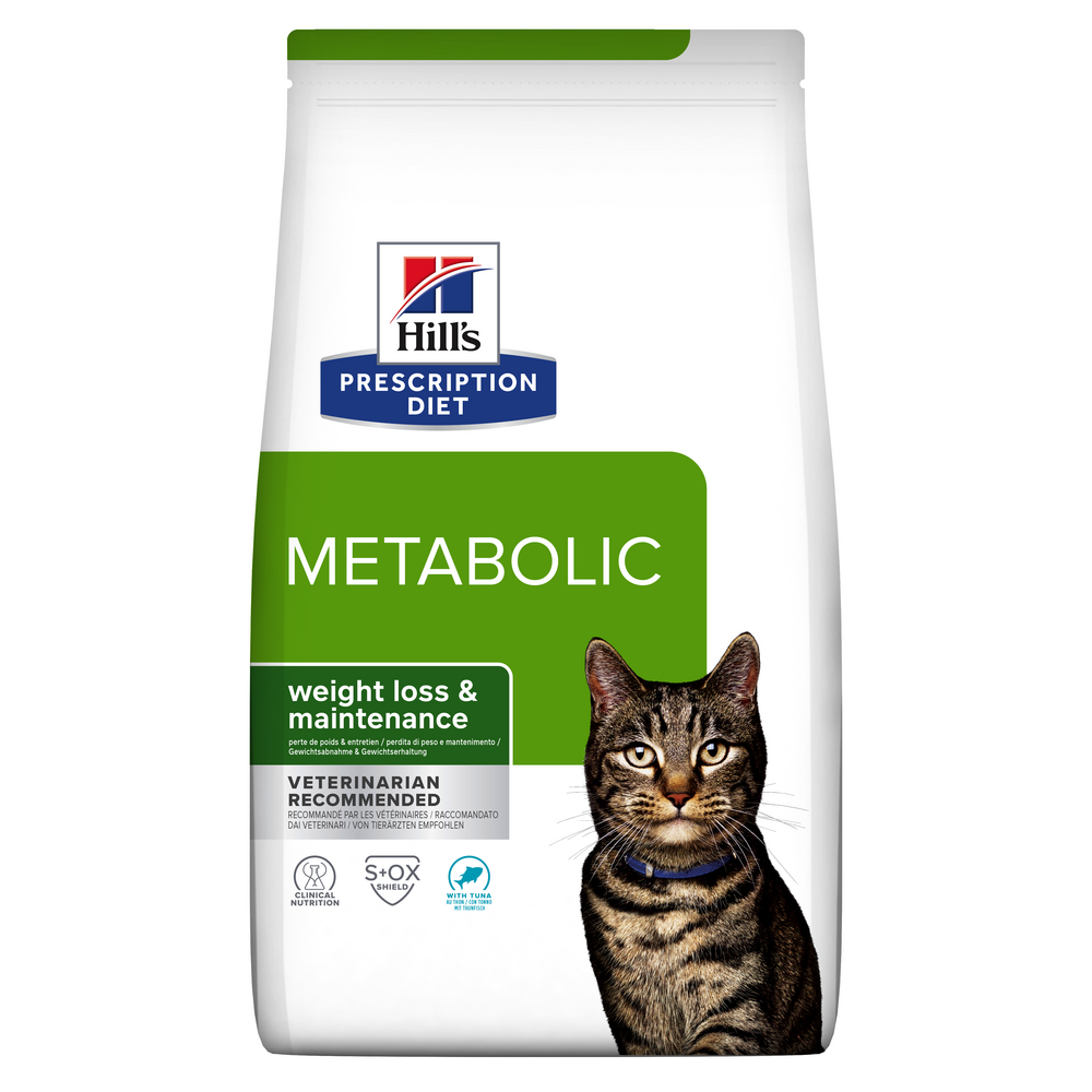 Hill's Prescription Diet Metabolic Trockenfutter mit Thunfisch für Katzen