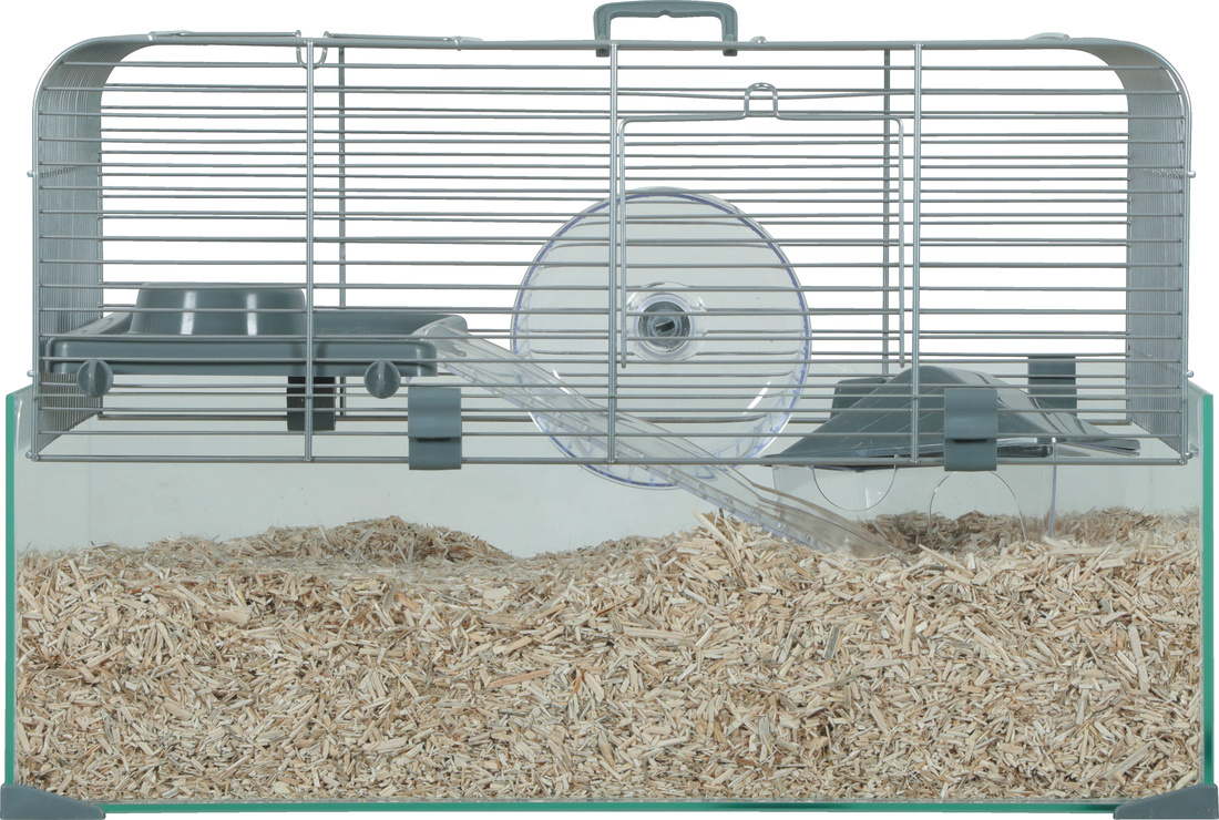 Käfig für kleine Nagetiere – 50 bis 80 cm – Zolux Panas Farbe Grau