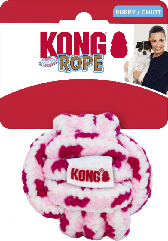 KONG Rope Puppy pelota de cuerda para cachorros