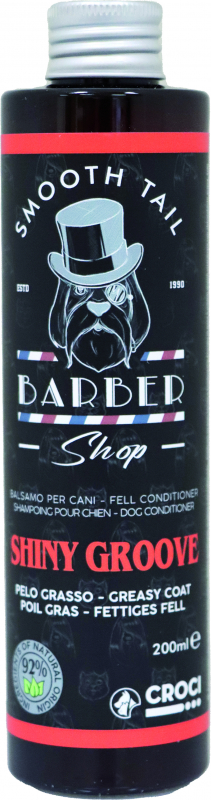 Shampoing BARBERSHOP Shiny Groove pour chien avec pelage gras