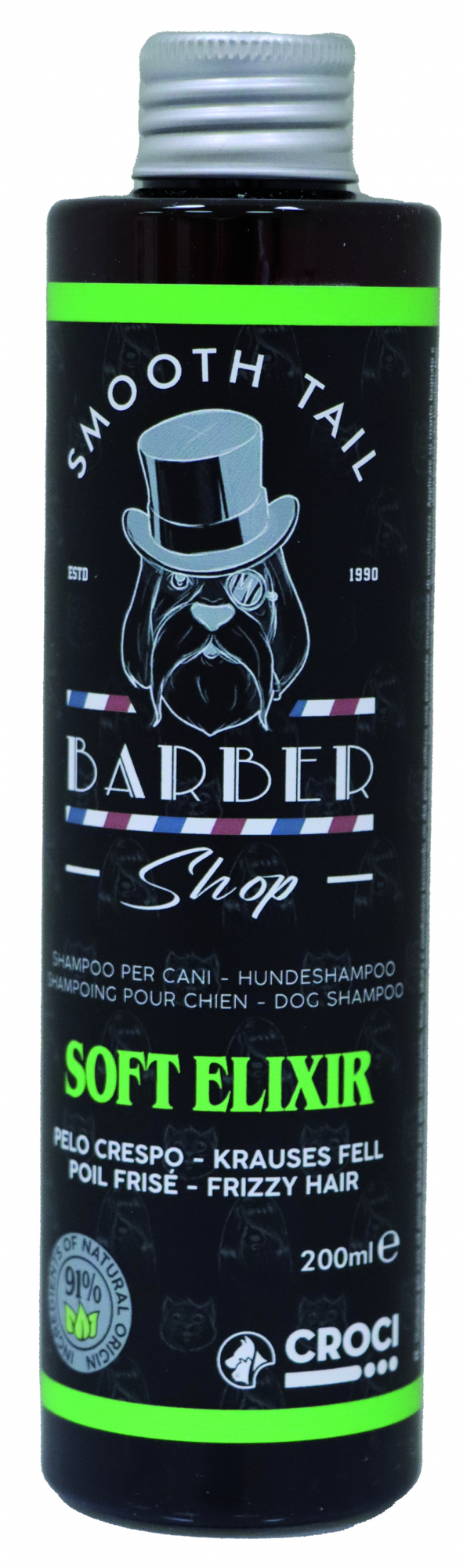 Shampoing BARBERSHOP Soft Elixir pour chien avec pelage crépu