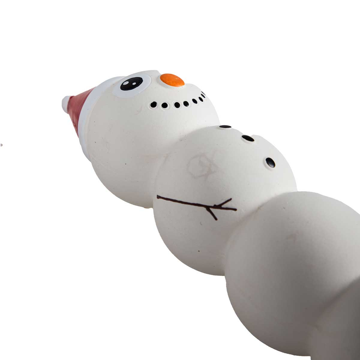 Juguete de látex con sonido para perros muñeco de nieve Zolia