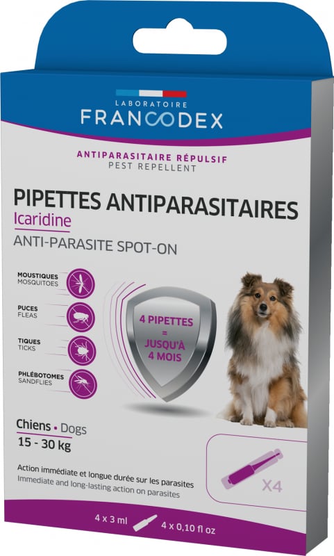 Pipette antiparassitarie Francodex per cani