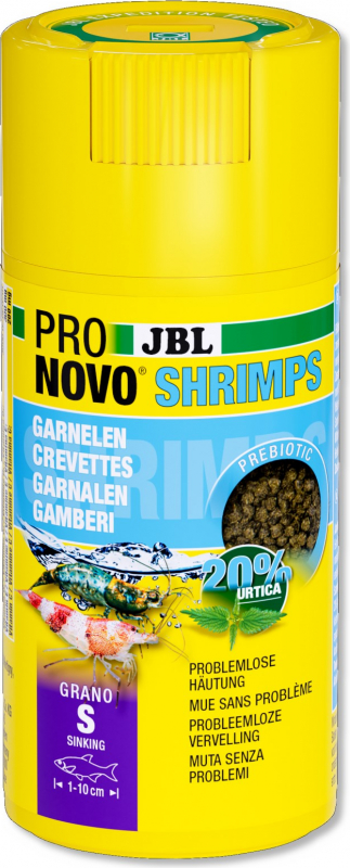 JBL Pronovo Shrimps Grano S CLICK para camarões