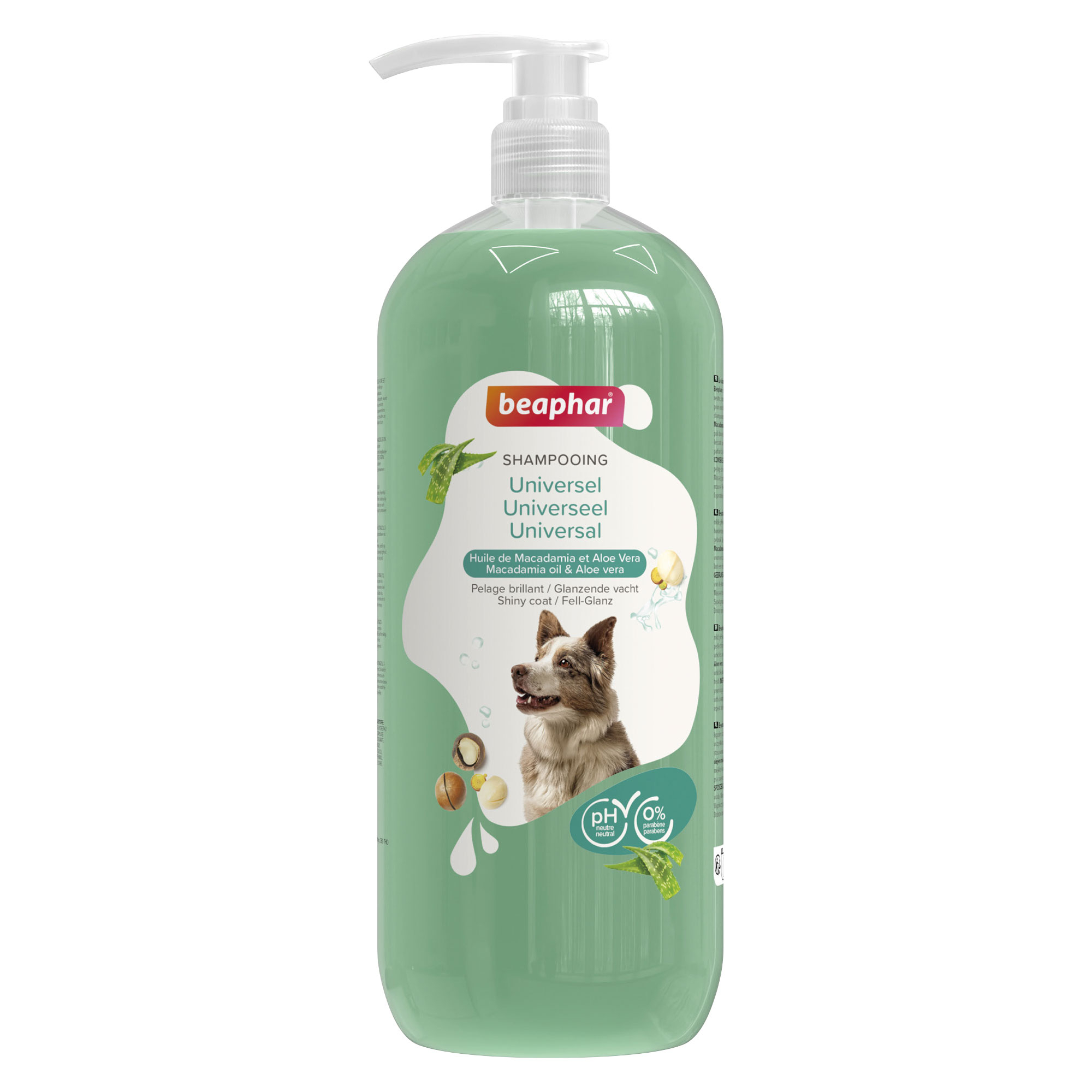 Shampoo Essentiel Universel für Hunde mit Aloe Vera und Macadamiaöl