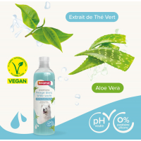Shampoing Essentiel Pelage Blanc pour chien à l'Aloe Vera et extrait de thé vert