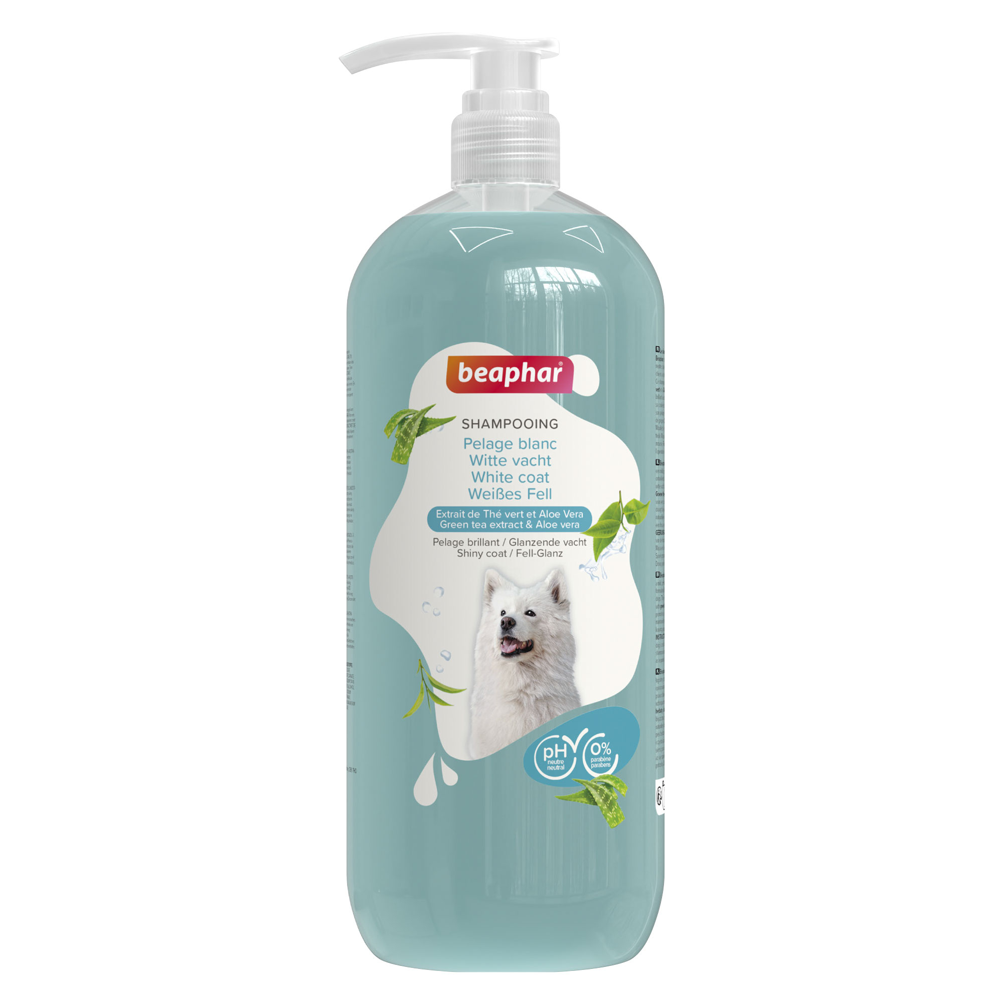 Shampoo essenziale per cani con Aloe Vera ed estratto di Tè Verde