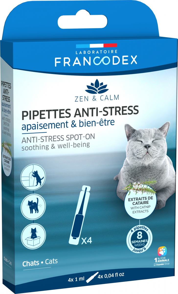 Anti stress chat - Calmant pour chat stressé