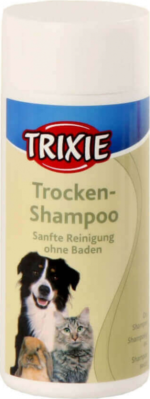 Shampoing sec pour chien en poudre