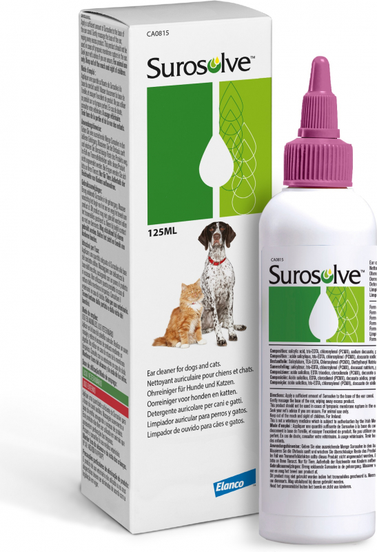 Suroslove Nettoyant auriculaire pour chiens et chats 