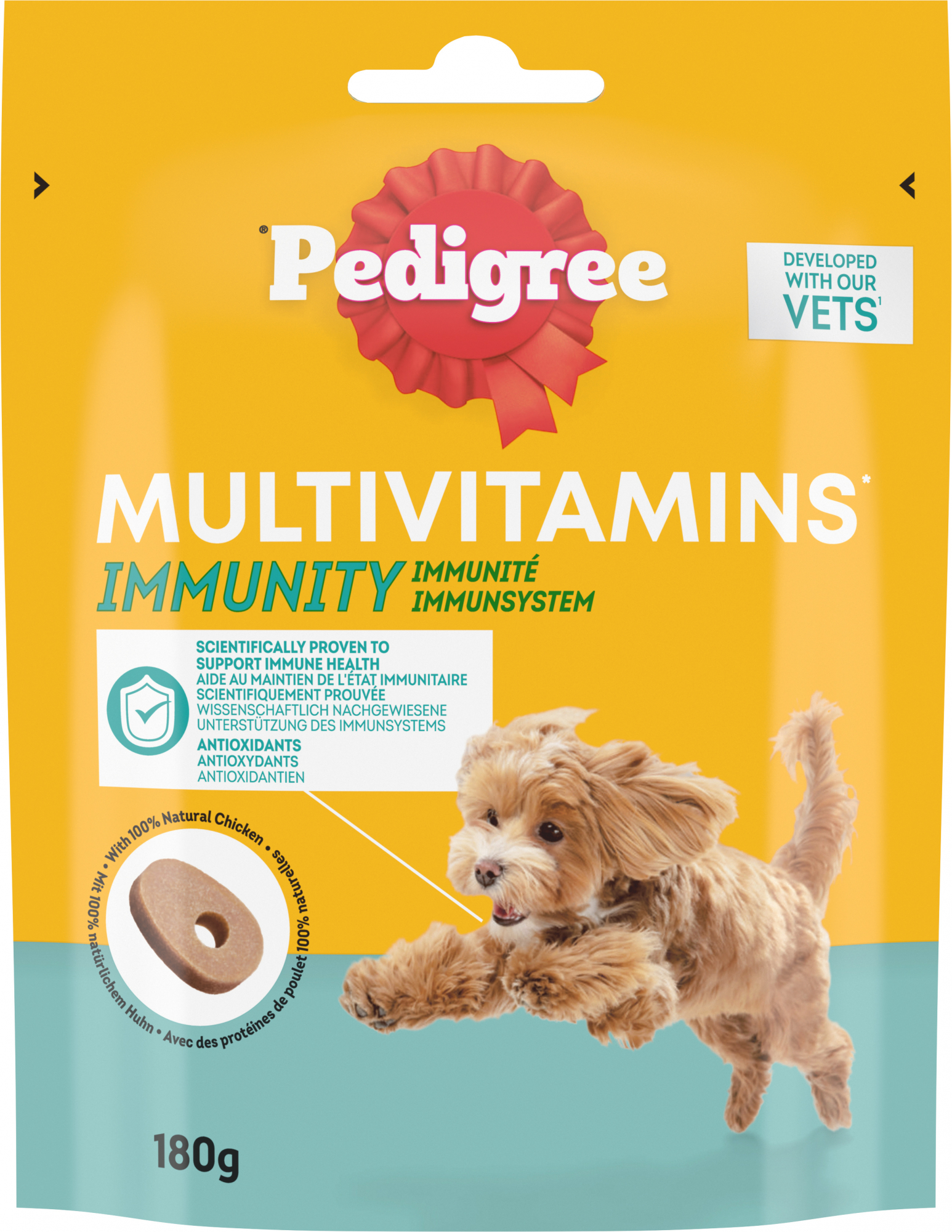 Pedigree Multivitamínicos Imunidade alimentação complementar para cão